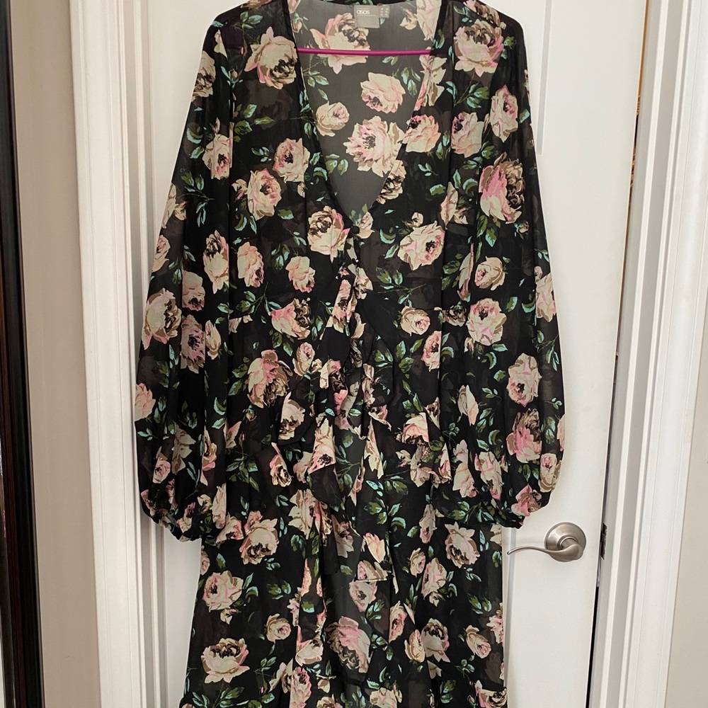 ASOS Chiffon Floral Duster